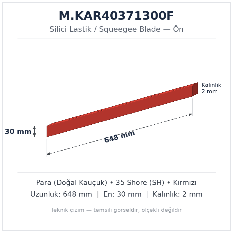 Silici Lastik M.KAR40371300F