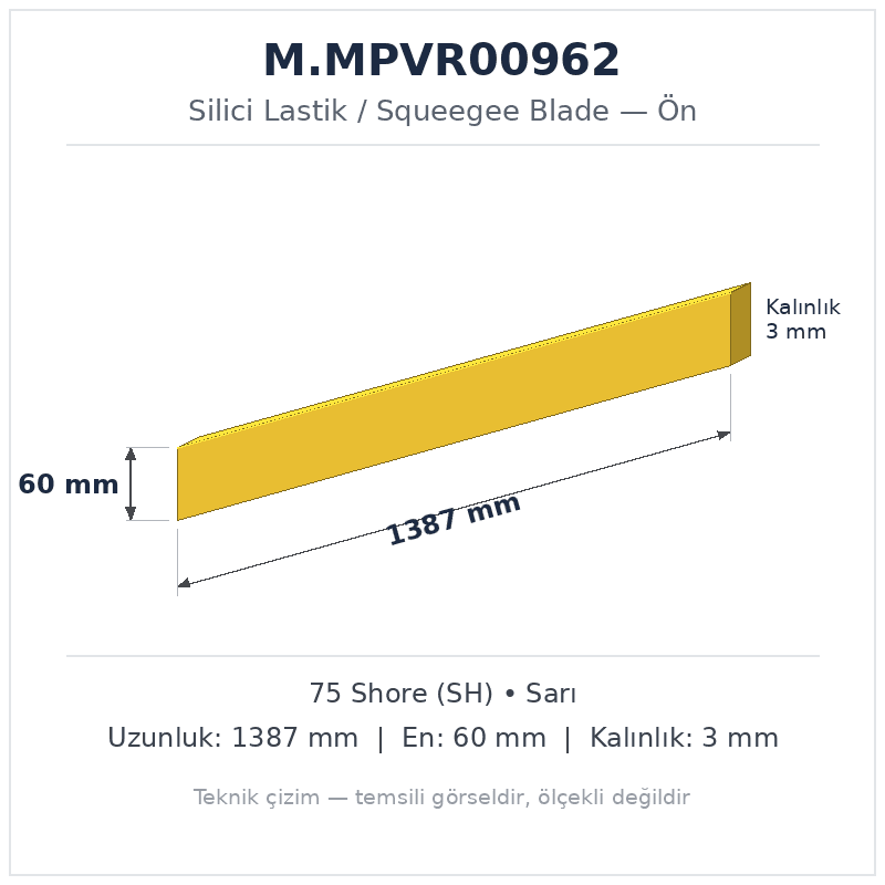 Silici Lastik M.MPVR00962