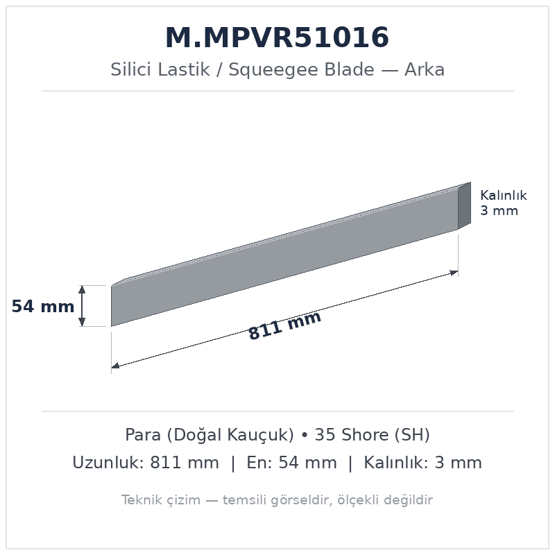 Silici Lastik M.MPVR51016
