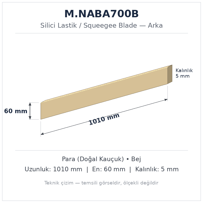 Silici Lastik M.NABA700B