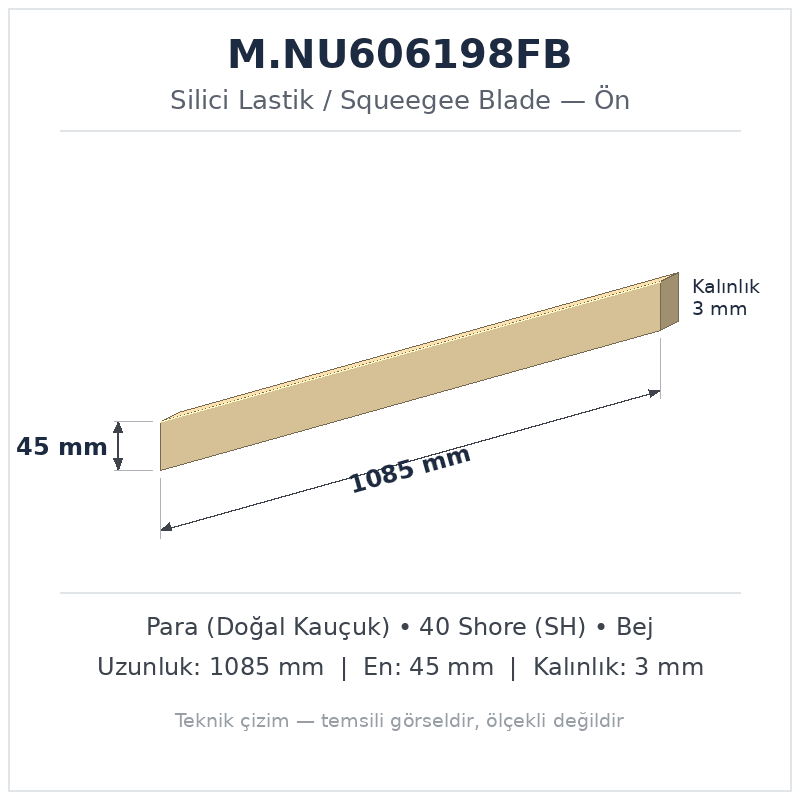 Silici Lastik M.NU606198FB