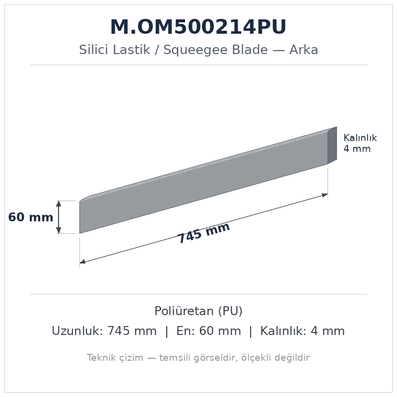 Silici Lastik M.OM500214PU
