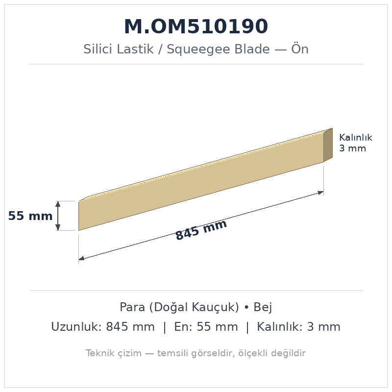 Silici Lastik M.OM510190