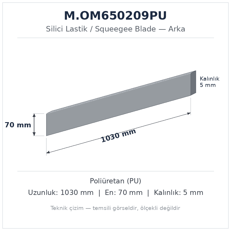 Silici Lastik M.OM650209PU