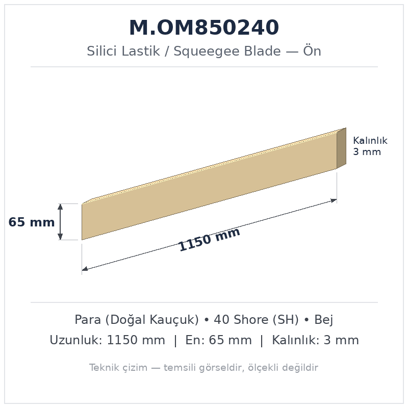 Silici Lastik M.OM850240