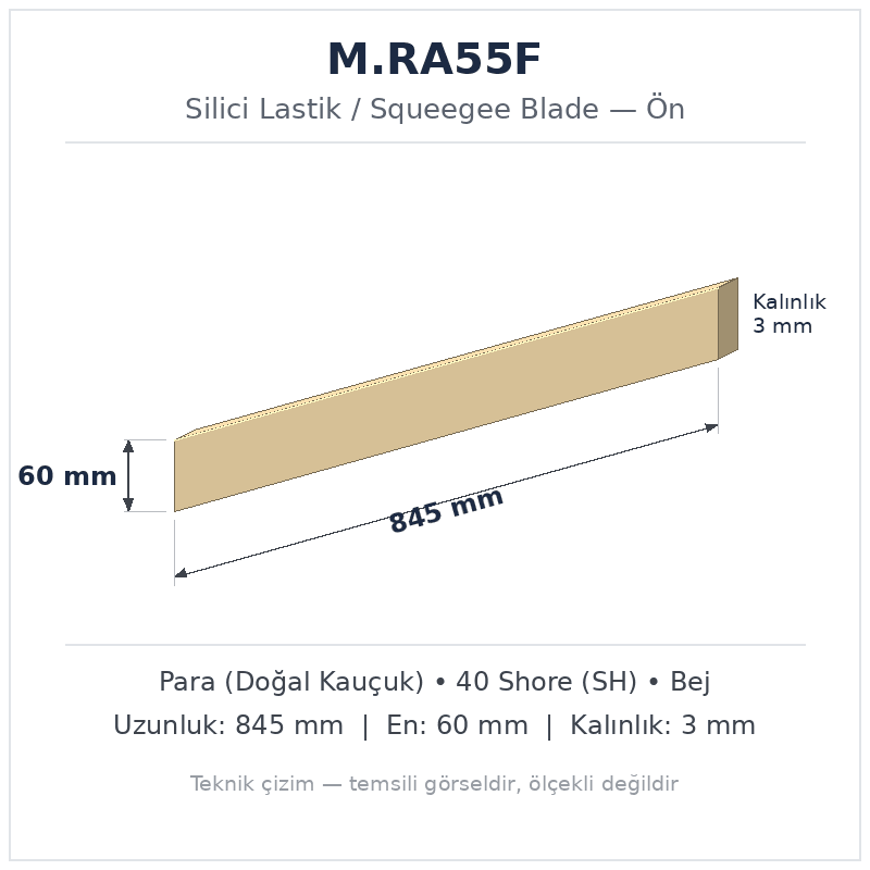 Silici Lastik M.RA55F
