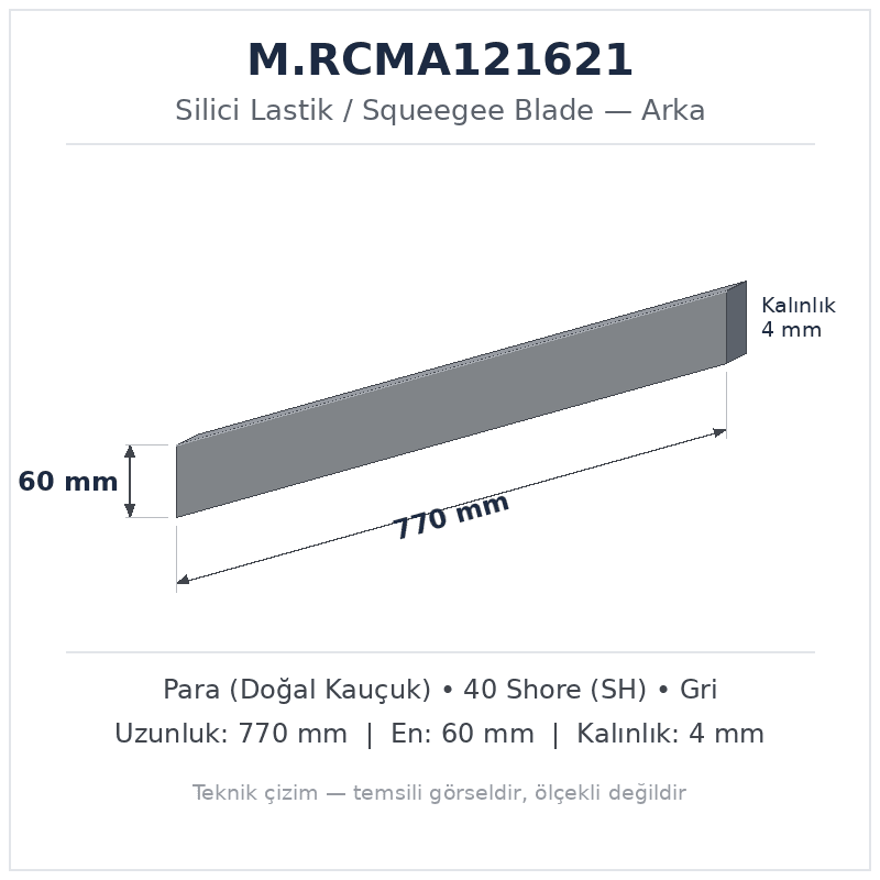 Silici Lastik M.RCMA121621