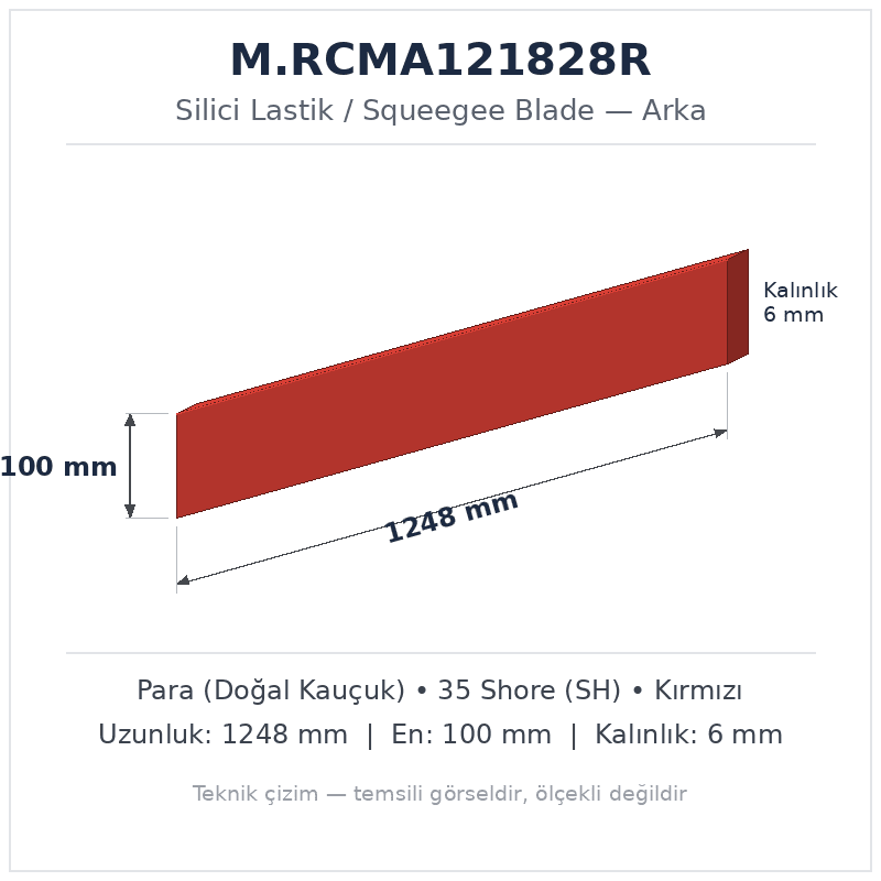 Silici Lastik M.RCMA121828R