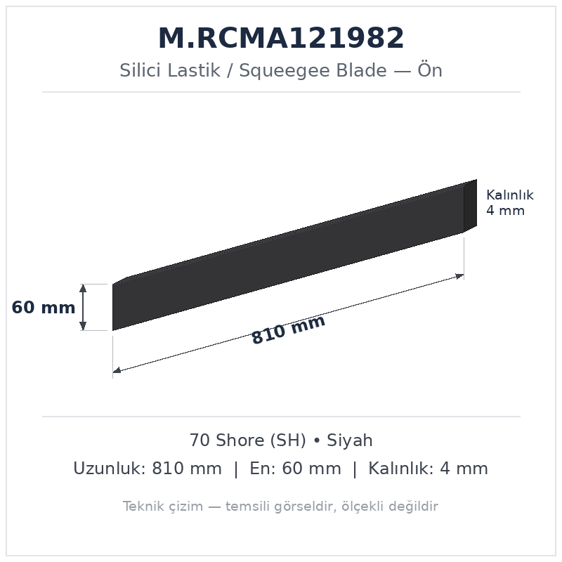 Silici Lastik M.RCMA121982