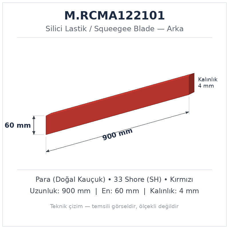 Silici Lastik M.RCMA122101