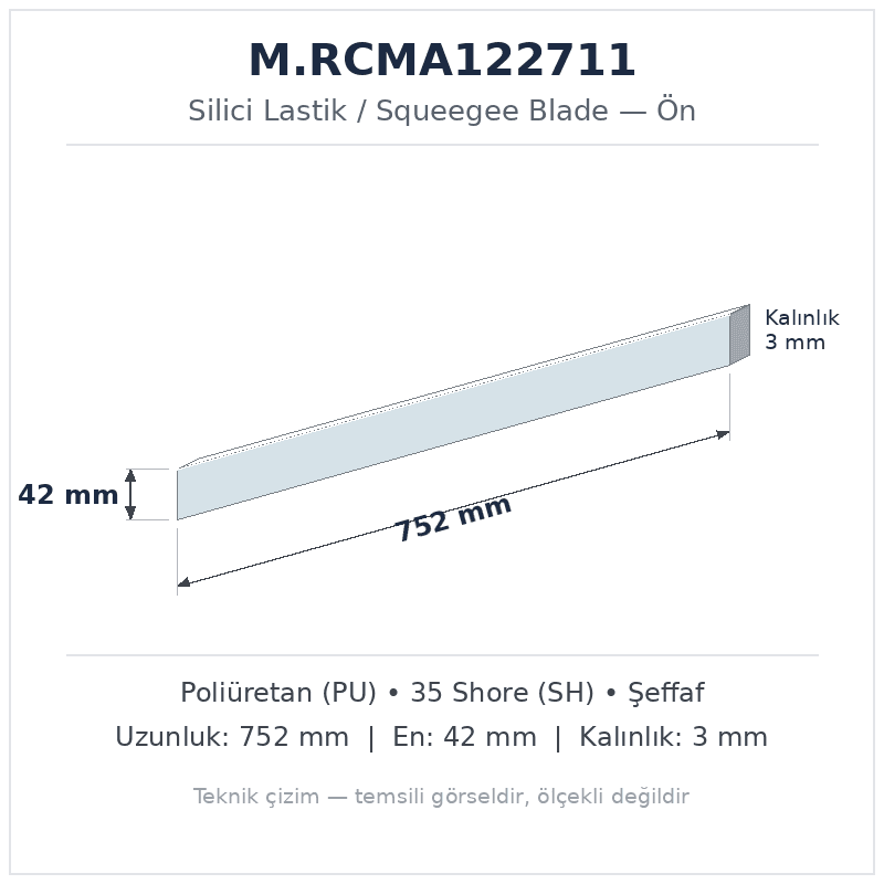 Silici Lastik M.RCMA122711