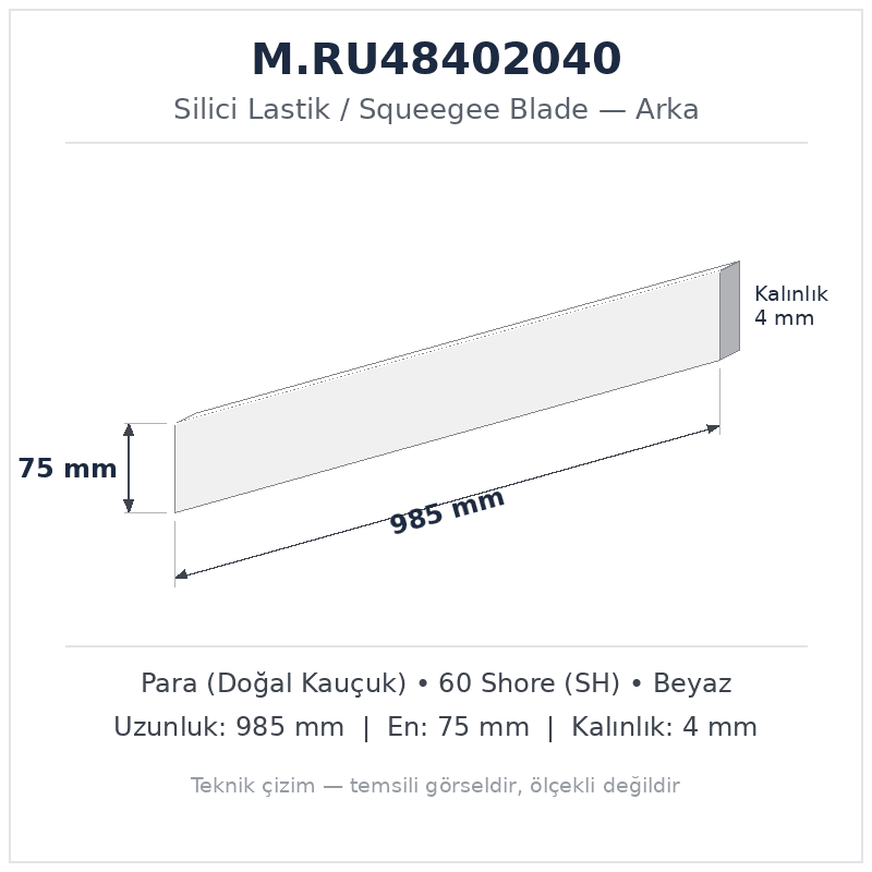 Silici Lastik M.RU48402040