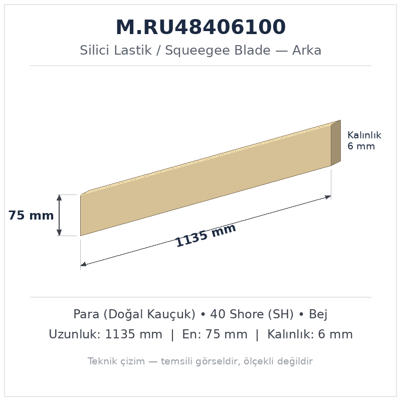 Silici Lastik M.RU48406100