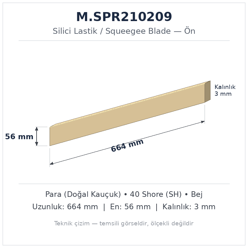 Silici Lastik M.SPR210209