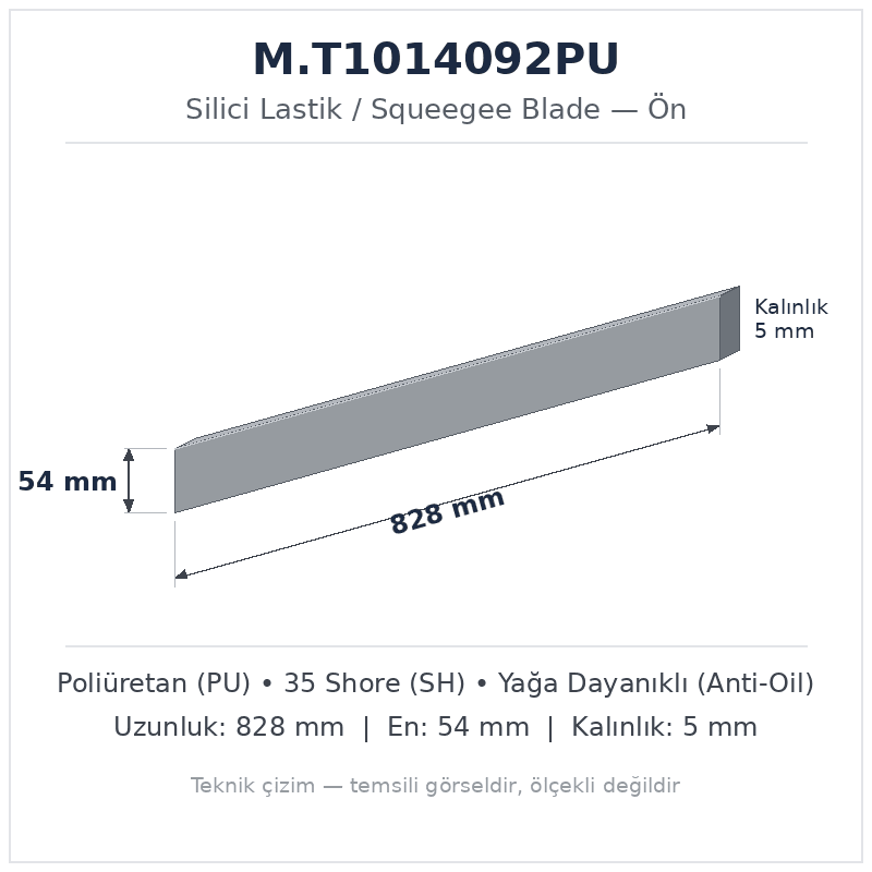 Silici Lastik M.T1014092PU