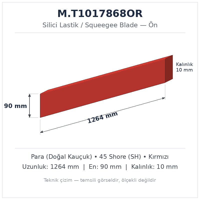 Silici Lastik M.T1017868OR