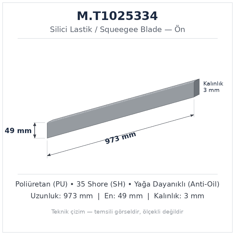 Silici Lastik M.T1025334