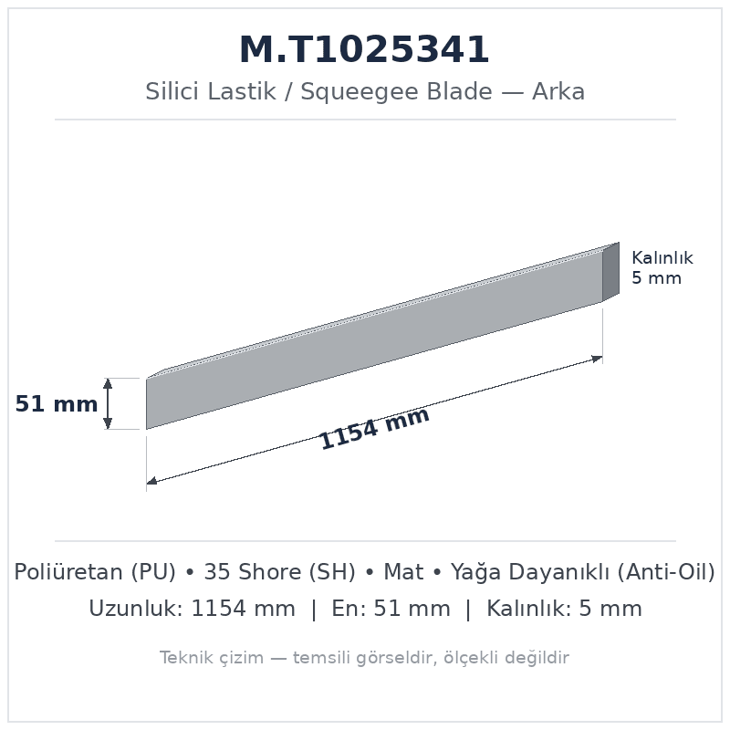 Silici Lastik M.T1025341