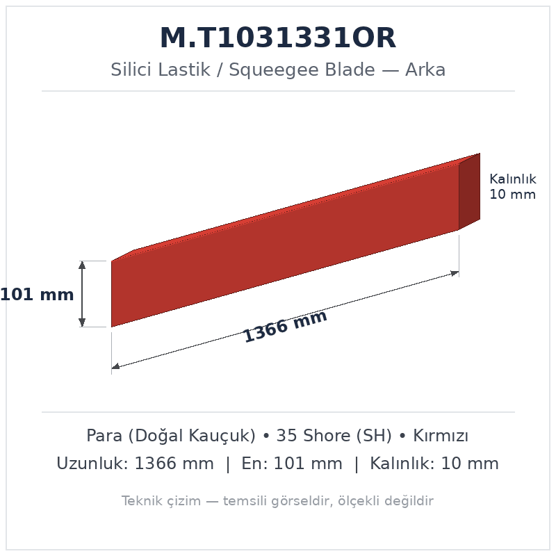 Silici Lastik M.T1031331OR