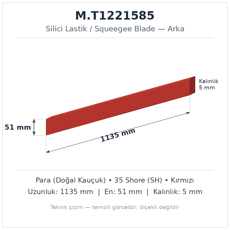 Silici Lastik M.T1221585