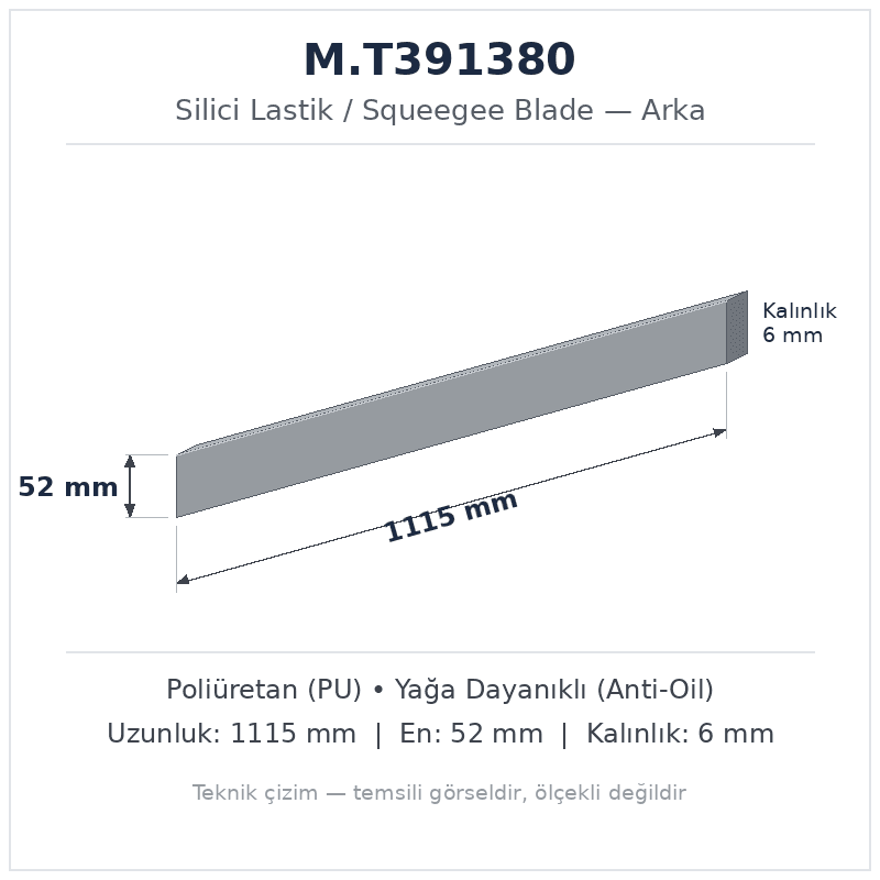Silici Lastik M.T391380