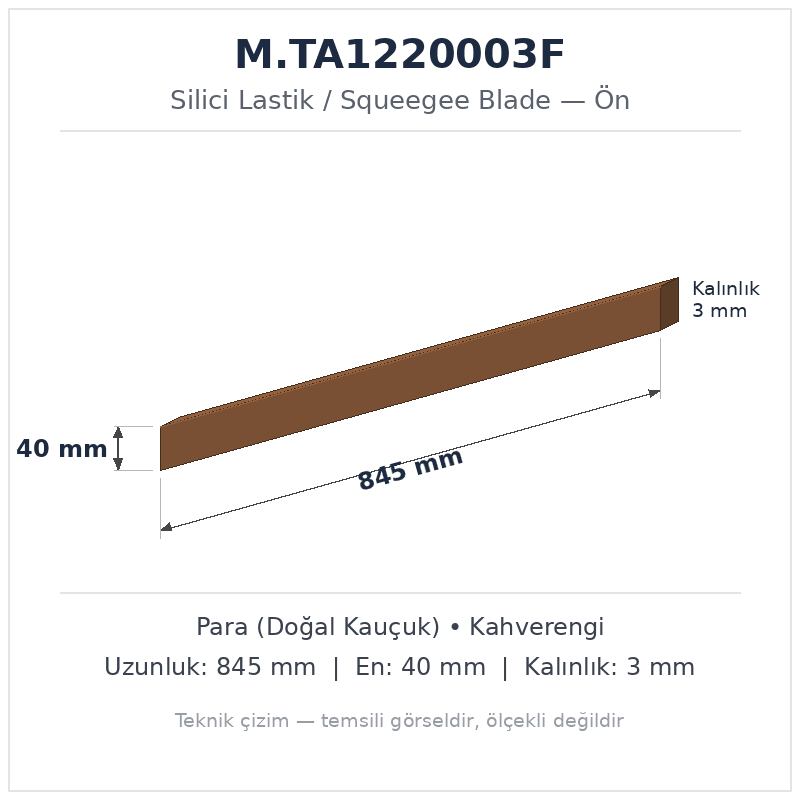 Silici Lastik M.TA1220003F