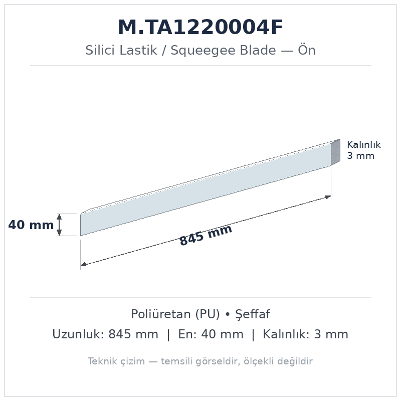 Silici Lastik M.TA1220004F