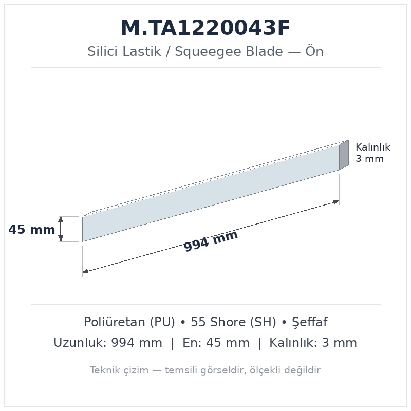 Silici Lastik M.TA1220043F