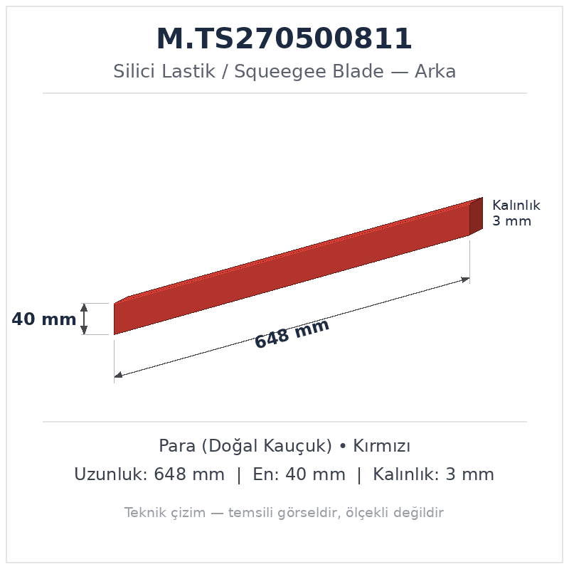 Silici Lastik M.TS270500811