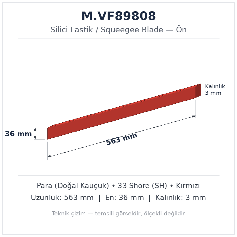 Silici Lastik M.VF89808