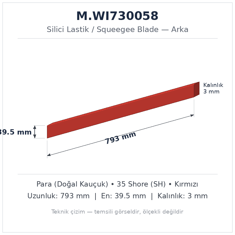 Silici Lastik M.WI730058