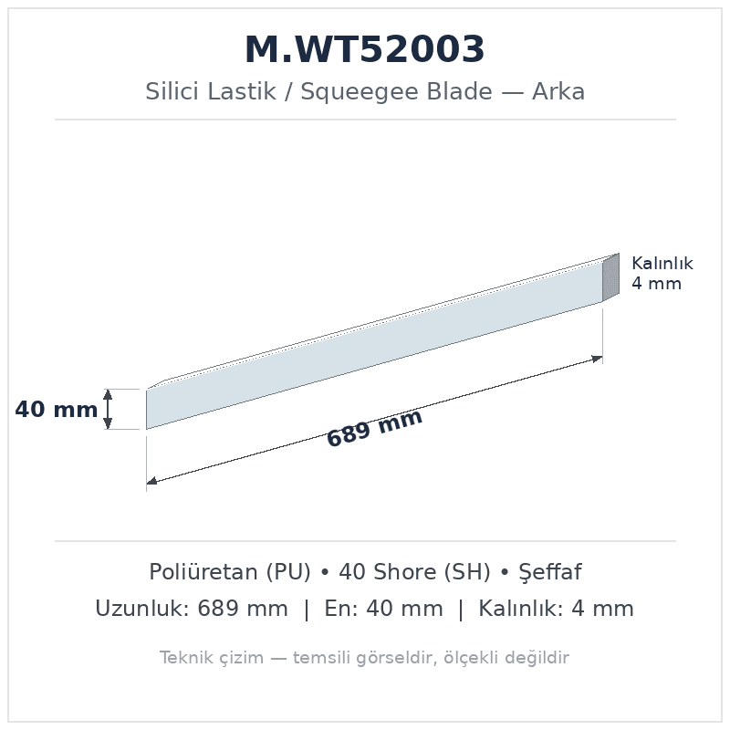 Silici Lastik M.WT52003