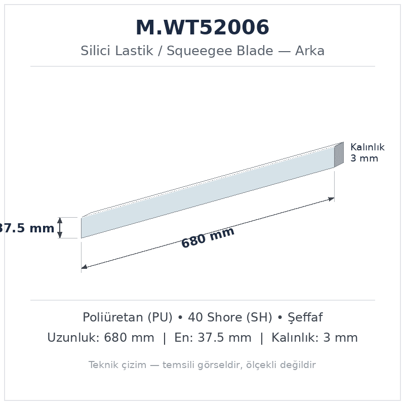 Silici Lastik M.WT52006