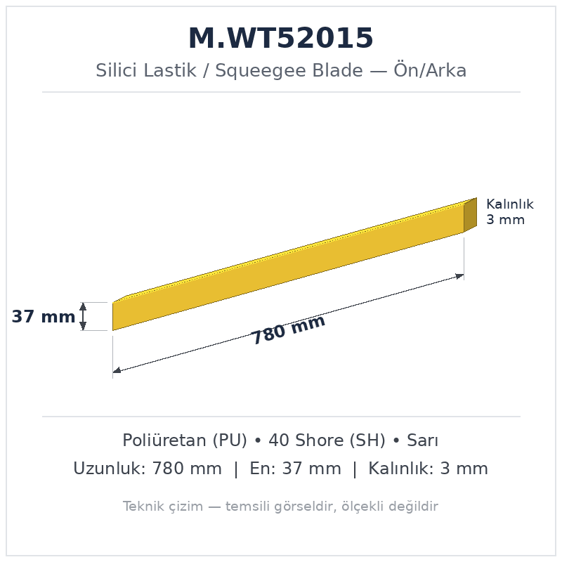 Silici Lastik M.WT52015