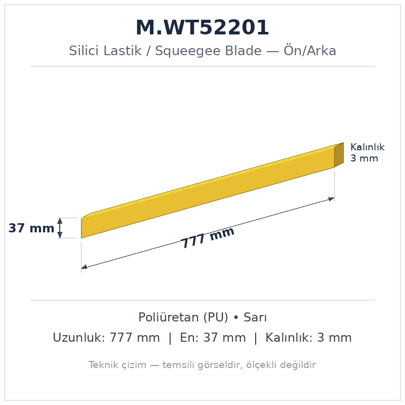 Silici Lastik M.WT52201