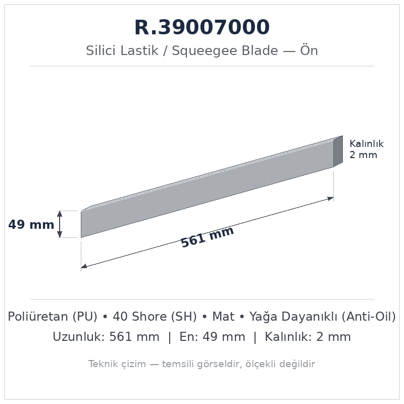 Silici Lastik R.39007000