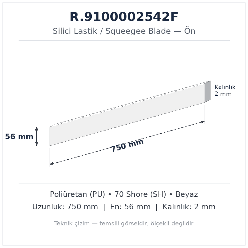 Silici Lastik R.9100002542F