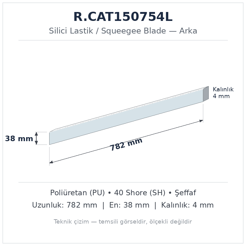 Silici Lastik R.CAT150754L