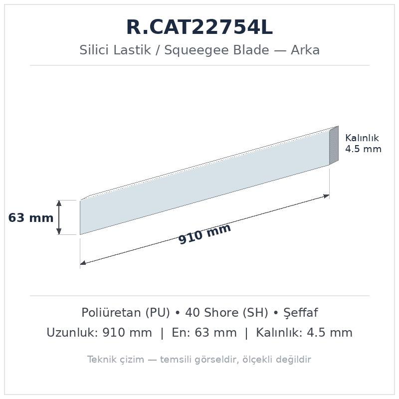 Silici Lastik R.CAT22754L