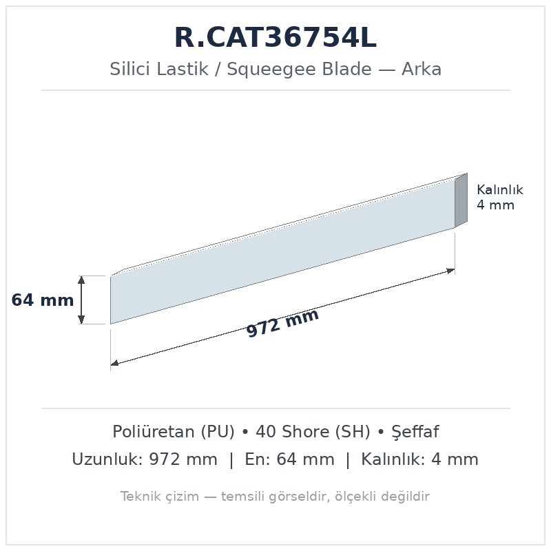 Silici Lastik R.CAT36754L