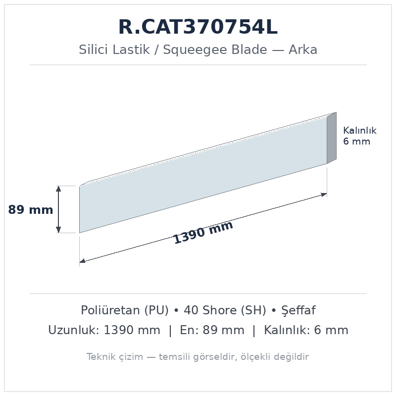 Silici Lastik R.CAT370754L