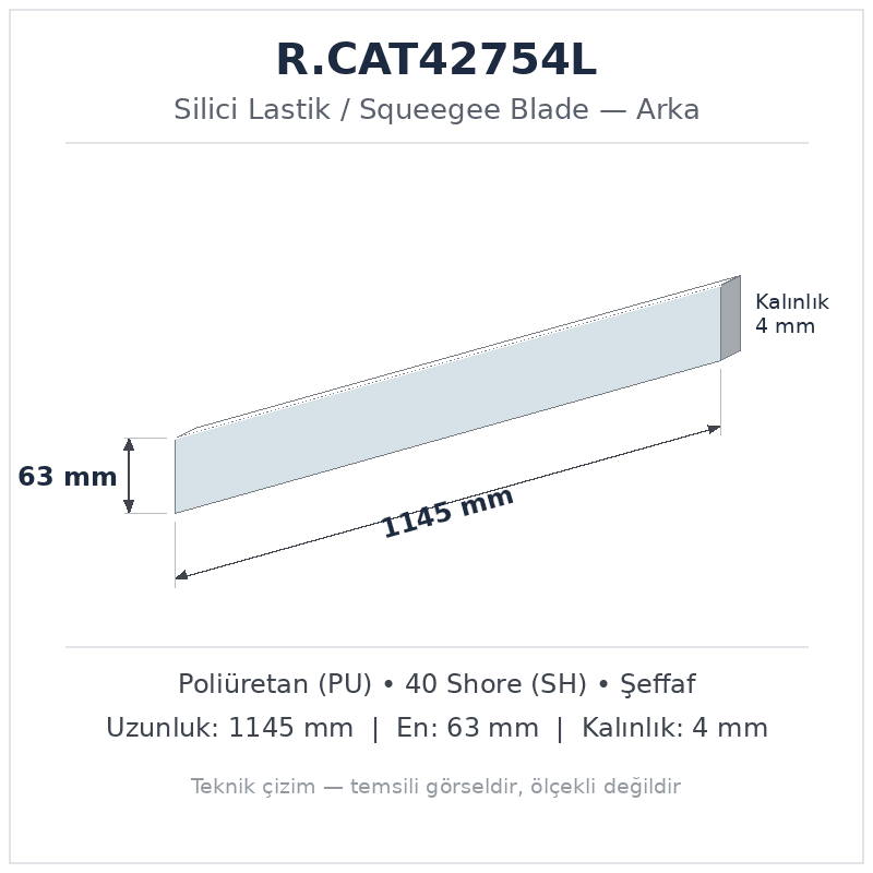 Silici Lastik R.CAT42754L