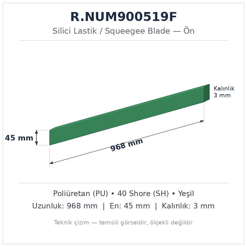 Silici Lastik R.NUM900519F