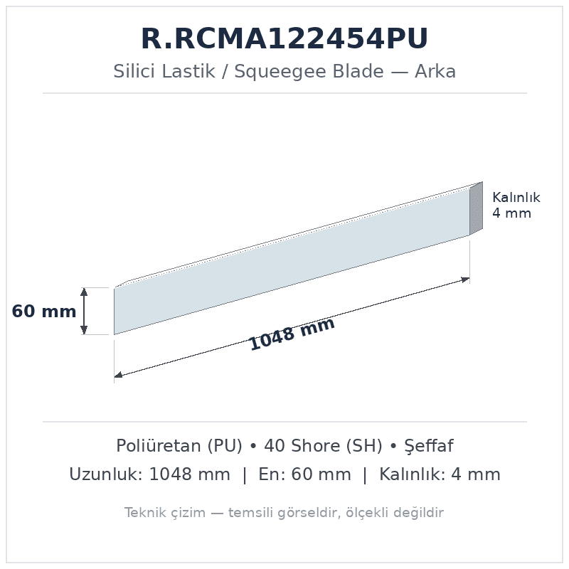 Silici Lastik R.RCMA122454PU