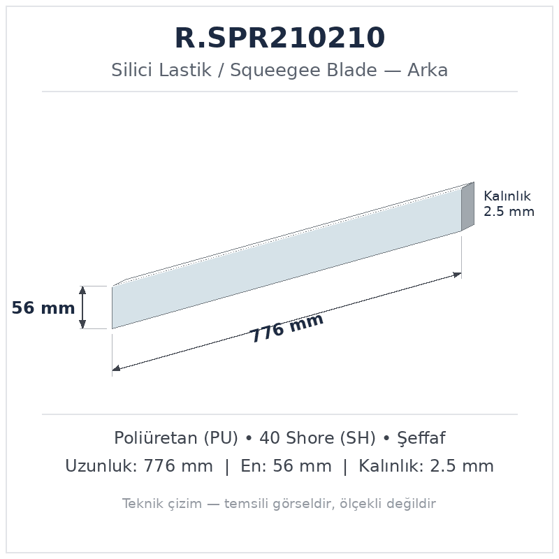 Silici Lastik R.SPR210210