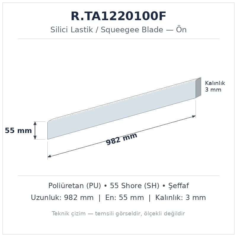 Silici Lastik R.TA1220100F
