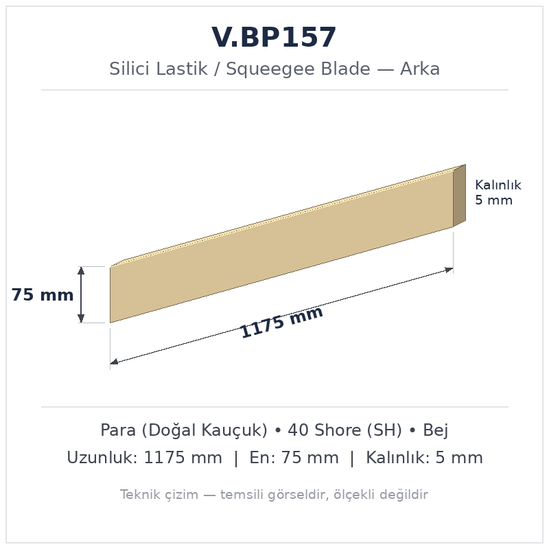 Silici Lastik V.BP157