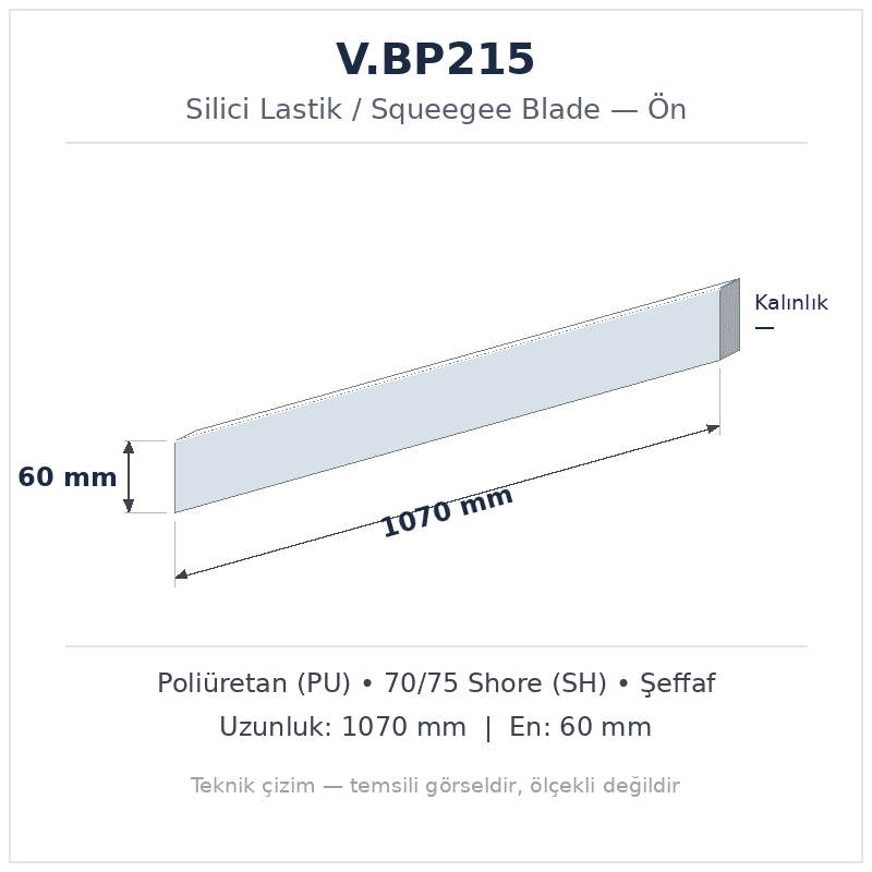 Silici Lastik V.BP215