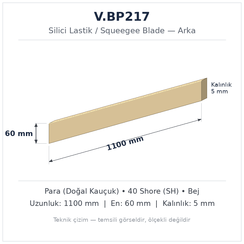 Silici Lastik V.BP217