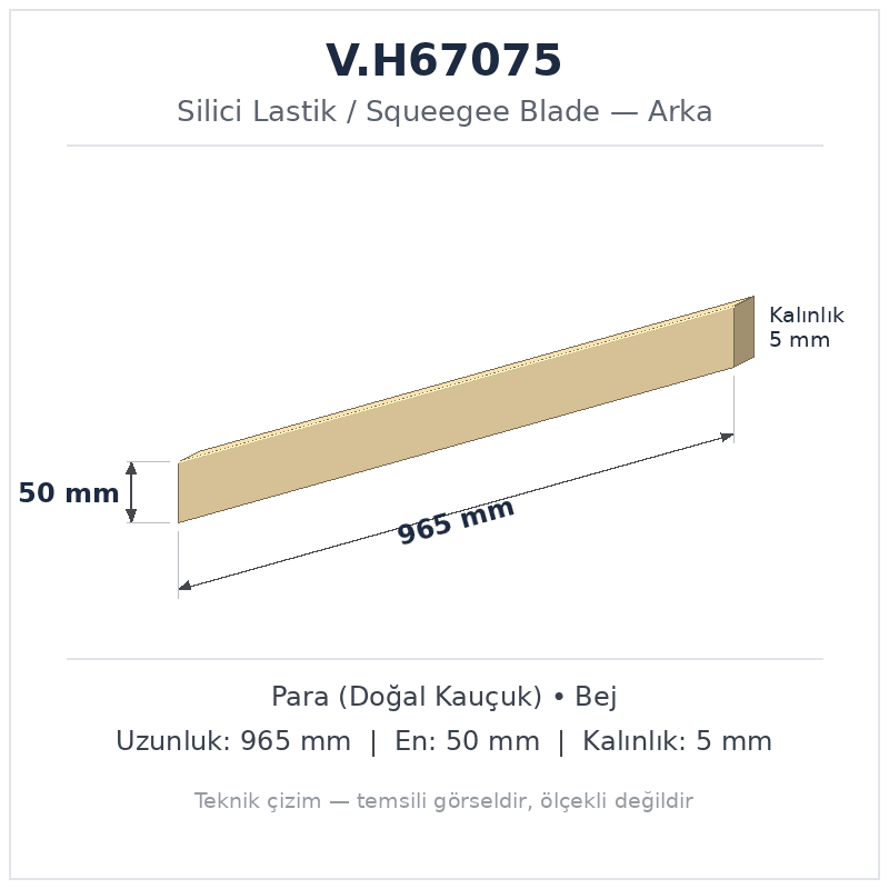 Silici Lastik V.H67075